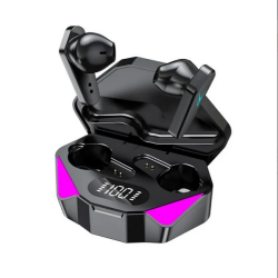 Бездротові Bluetooth-навушники Gaming Gamer Стереогарнітура TWS X15 із зарядним футляром для мікрофона