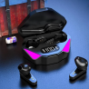 Бездротові Bluetooth-навушники Gaming Gamer Стереогарнітура TWS X15 із зарядним футляром для мікрофона