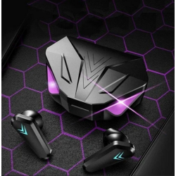 Бездротові Bluetooth-навушники Gaming Gamer Стереогарнітура TWS X15 із зарядним футляром для мікрофона
