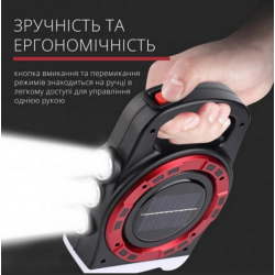 Кемпінговий ліхтар із сонячною батареєю та Power Bank Hurry Bolt – HB